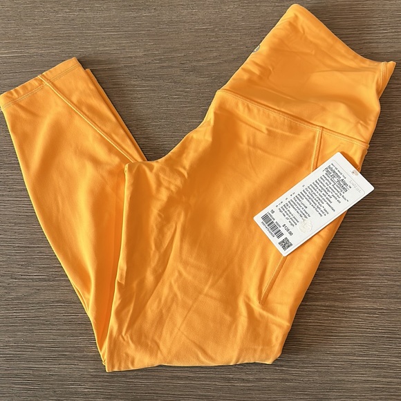 Lululemon Align High-Rise Pant with Pockets 25" size 10 NWT MANGO DREAM 🥭 - Picture 3 of 5